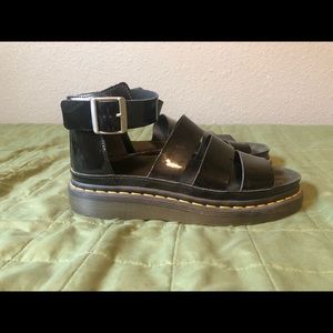 Doc Marten Patent Leather Clarissa Sandal